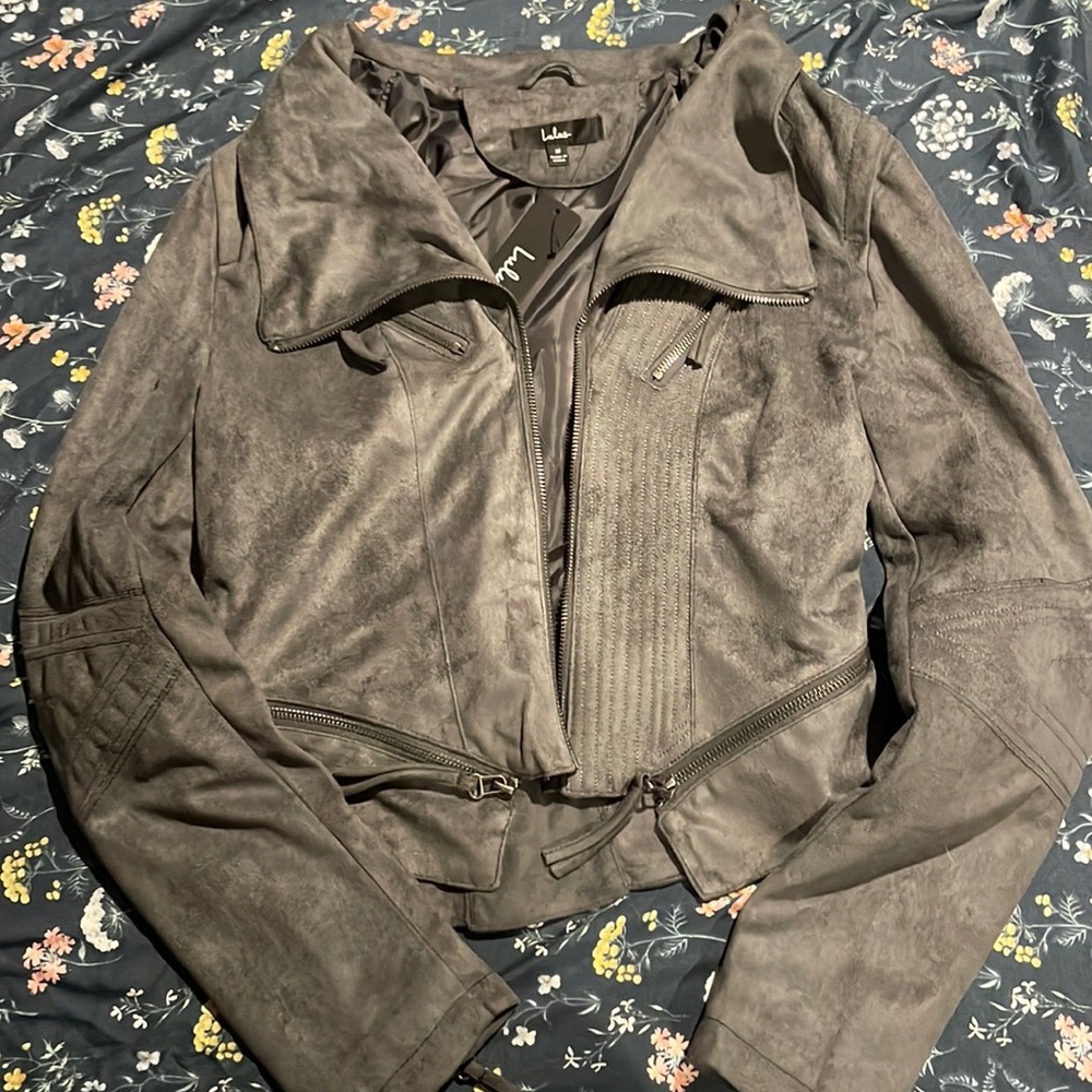 brand new suede jacket